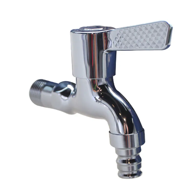 Waschmaschinen-Wasserhahn, komplett aus Kupfer, einzelnes Kaltwasser-Absperrventil