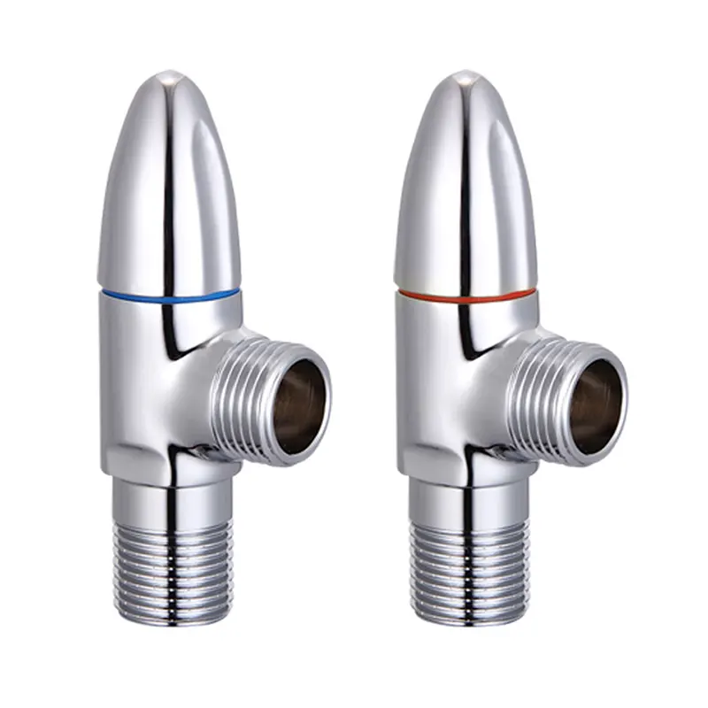 Wie verbessert ein rot-blaues Messing-Eckventil die Warm- und Kaltwasserregelung in modernen Sanitärsystemen?