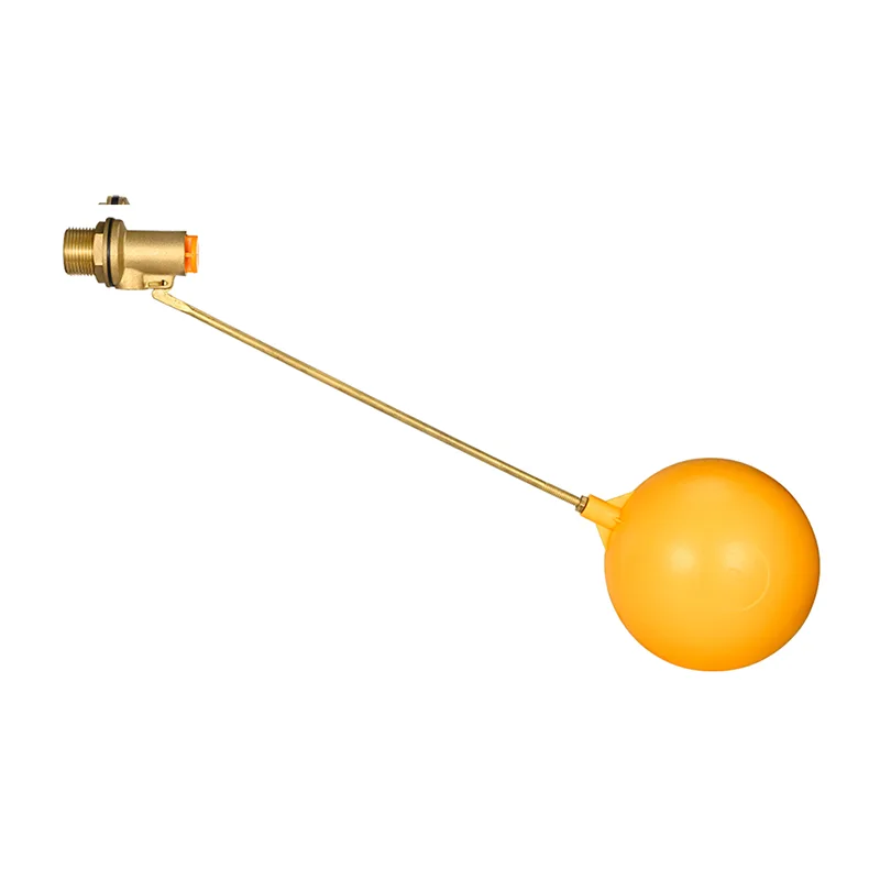 Hebelschwimmerventil aus bronzefarbenem Kunststoff