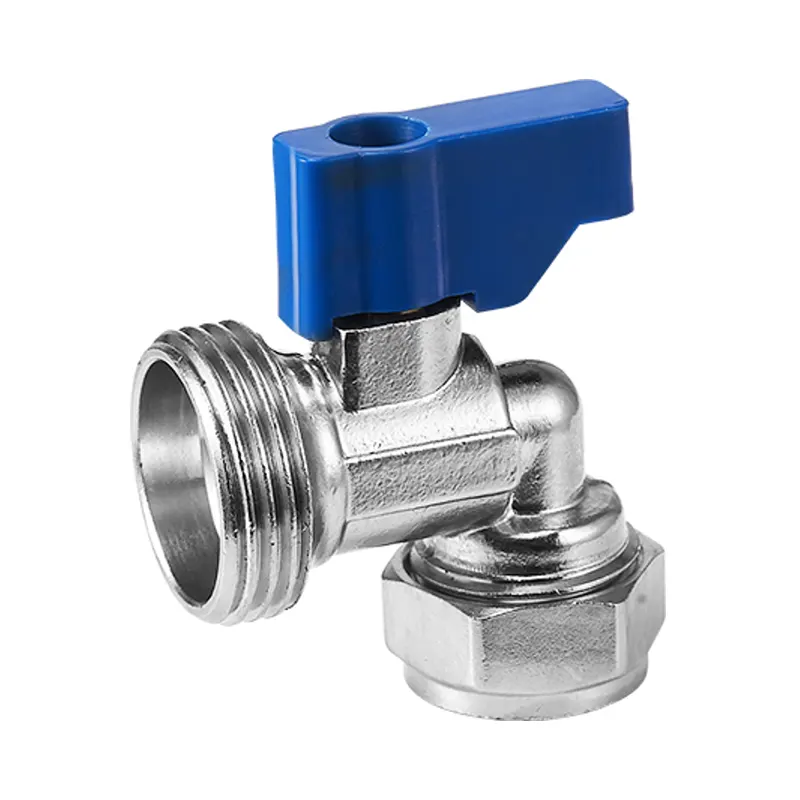 Außengewinde 90° Aluminium-Kunststoff-Kugelhahn