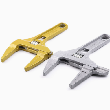 Robuster Schraubenschlüssel aus Aluminiumlegierung mit großer Backe und kurzem Griff