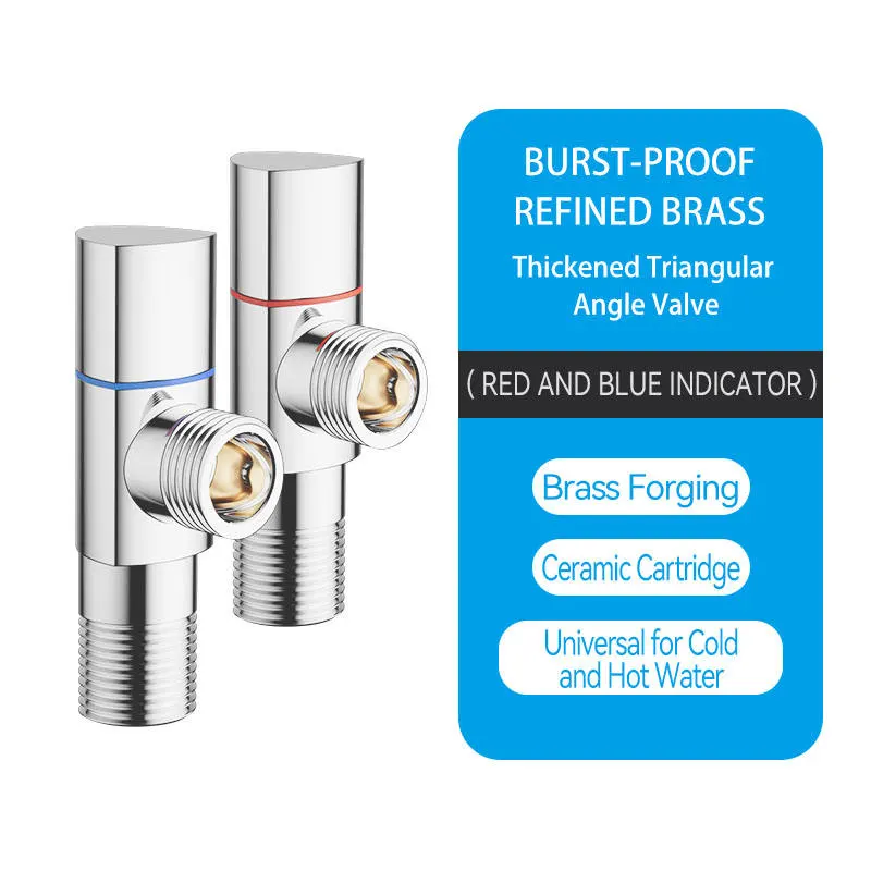 Electroplated Brass Angle Valve