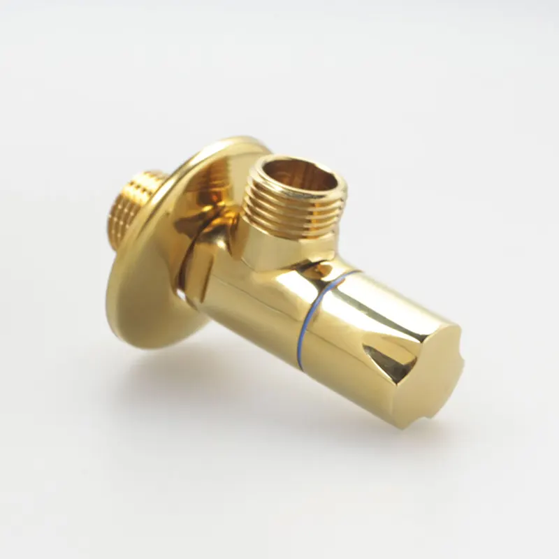 Golden Brass Angle Valve