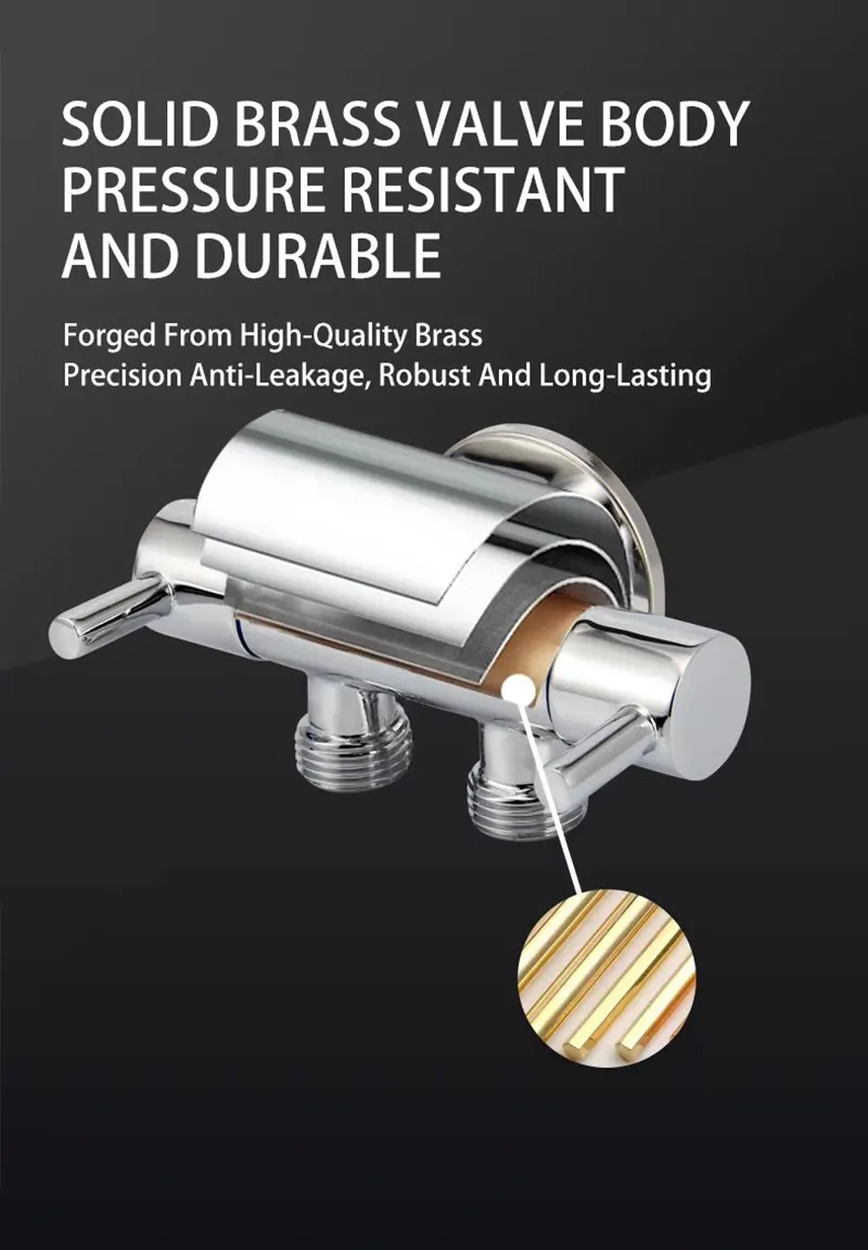 1-in-2-Out Angle Valve Kit