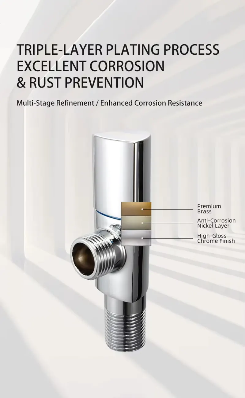 Reinforced Brass Angle Valve