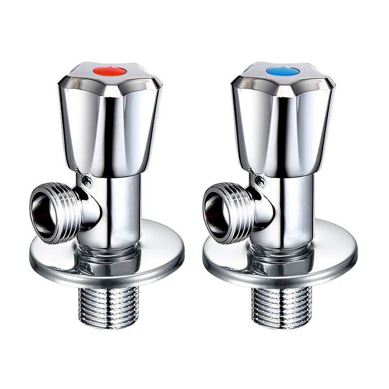 Einteiliges Eckventil aus Messing