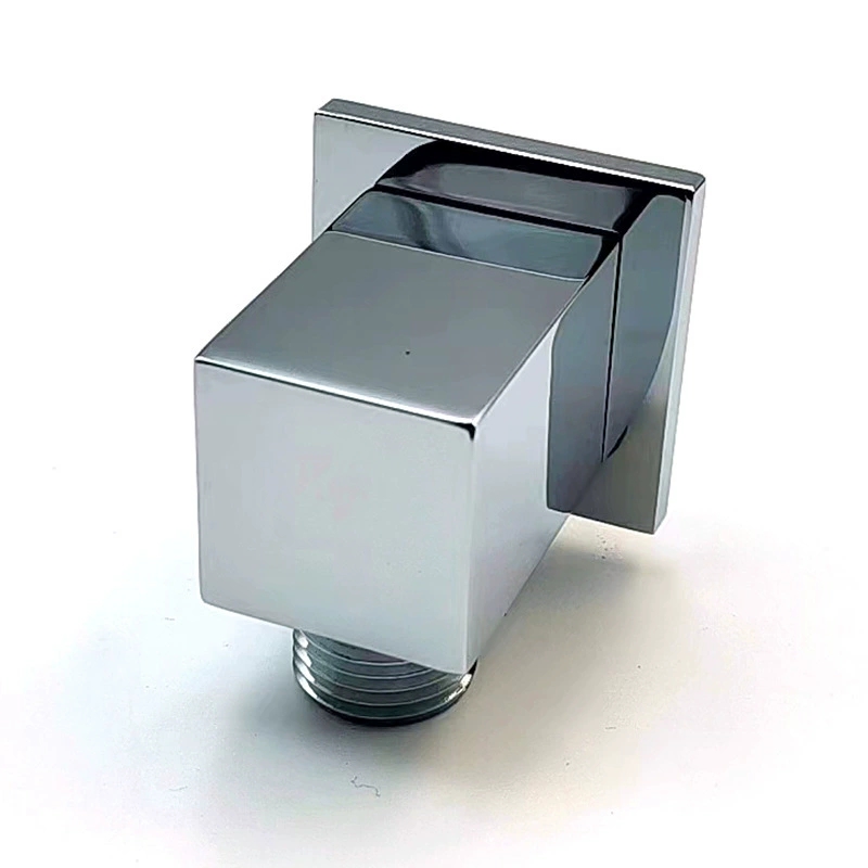 Hochwertiger Duschhalter aus massivem Messing, verdeckte quadratische Halterung für Handbrause, robuste Wandhalterung