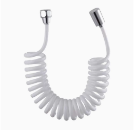 Flexibler, einziehbarer Brauseschlauch aus TPU, 2,3 m, Spiralfederrohr für Bidet-Sprühgerät